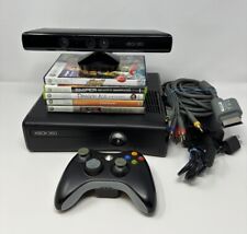 Paquete de Consola Microsoft Xbox 360 4 GB Negro Delgado con Controlador de Juegos y Kinect segunda mano  Embacar hacia Argentina