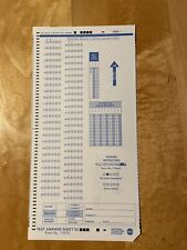 Scantron answer sheet for sale  Beverly Hills