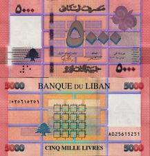 Libano lebanon 5000 usato  Anzio
