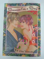 ¡Because I'm a Boy! por Asia Watanabe, Manga Yaoi de Kitty Media, ¡Bonito Libro! segunda mano  Embacar hacia Mexico
