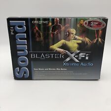 NOS Creative Sound Blaster X-Fi Xtreme Audio SB0790 PCI 7.1 Win READ for sale  Shipping to South Africa