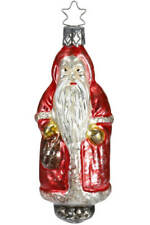 Inge Glas Olde Santa 10013S018 German Christmas Ornament NEW w/FREE Gift Box til salg  Sendes til Denmark