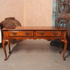 Walnut Console Table Marquetry Inlaid Antique Vintage Sideboard for sale  Shipping to South Africa