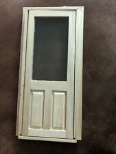 1:12 scale Interal Wooden Door & Frame Doll House Miniature glass window new for sale  Shipping to South Africa