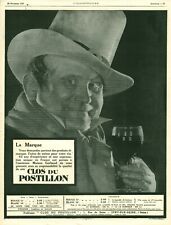 Publicité ancienne vin d'occasion  France