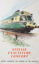 Original train poster d'occasion  Saint-Ouen