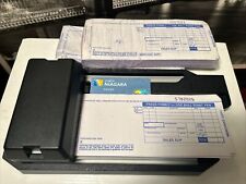 Vintage Manual Credit Card Imprint Machine With Serial Numbered Carbon Copies, used for sale  Shipping to South Africa