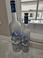 Botella vacía de vodka de ganso gris 1,75 litros y 750 ml corcho original, barra de exhibición de artículos segunda mano  Embacar hacia Argentina