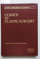 Clinics in Plastic Surgery. 18/1 1991: Aesthetic Surgery of the Facial Skeleton., usado comprar usado  Enviando para Brazil