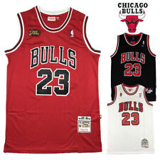 Classique Michael Jordan #23 Chicago Bulls Basketball Maillot Cousu d'occasion  Expédié en France
