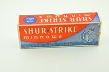 Isca de pesca antiga vintage Shur Strike minnow caixa vazia JJ26 comprar usado  Enviando para Brazil