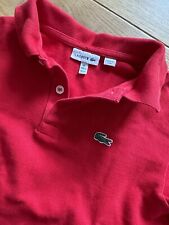 Lacoste shirt red for sale  LONDON