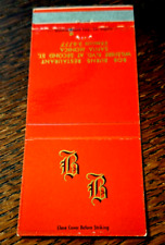 Vintage matchbook bob for sale  Auburn