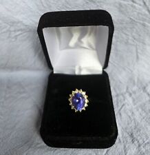 14K YG  4.24ct Tanzanite Center Stone With .68 Cttw Diamonds, (F-G, VS2-SI 1)... for sale  Shipping to South Africa