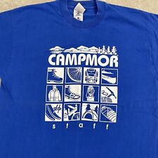 Vintage 90s Campmor Staff T Shirt Mens Large Single Stitch Outdoors Nature Fish for sale  Shipping to South Africa