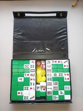 Juego de Mahjong Chino De Colección Tradicional 148 Azulejos Mah-Jong con Estuche segunda mano  Embacar hacia Argentina