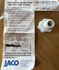 Lote de 200 JACO 10-6-4-ppg 1/4" Tubo X 3/8" NPT Plástico Fitting Polyproplyne comprar usado  Enviando para Brazil