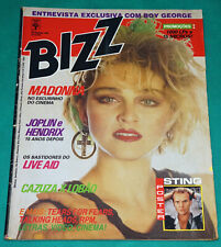 Revista Madonna - Bizz 02 BRASIL 1985 Desperately Seeking Susan, usado comprar usado  Brasil 
