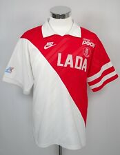 AS MONACO 1989-90 HOME SHIRT - VINTAGE NIKE JERSEY - MAILLOT MAGLIA LADA K-WAY d'occasion  Nice-
