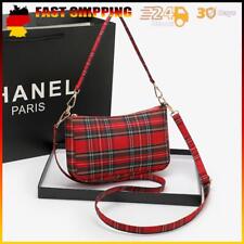 - Women Plaid Satchel Bag Large Capacity Tartan Check with 2 Straps Tote Handbag comprar usado  Enviando para Brazil
