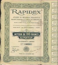 Rapidex ateliers mécanique d'occasion  Paris-