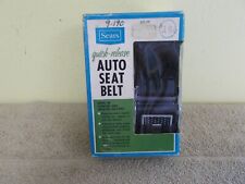 VGT NOS CAR SEAT BELT BLACK CHROME FORD CHEVY DODGE 1962 ~ OLDER SEARS QUICK for sale  Shipping to South Africa