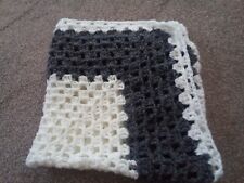 Crochet blanket grey for sale  Shipping to Ireland