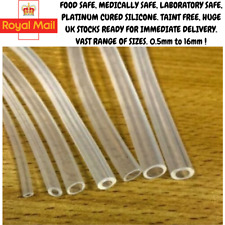 Clear silicone tube for sale  TEIGNMOUTH