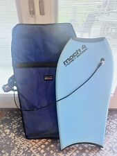 Morey Boogie Board 1990 Mach 4 Vintage Bodyboard Trac Top Bag XM Surf More Leash for sale  Shipping to South Africa