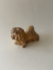 Estatueta de cachorro vintage Hagen Renaker Lhasa Apso miniatura cerâmica comprar usado  Enviando para Brazil