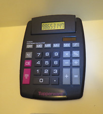 Vintage! Calculadora eletrônica Tupperware Big Display 8 dígitos representante de vendas solar comprar usado  Enviando para Brazil