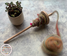 Heidifeathers® Drop Spindle - FSC Wooden Spindles, Top Whorl Hand Spinning Wool, used for sale  Shipping to South Africa