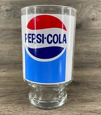 Usado, Vidrio de soda vintage Pepsi-Cola 12 oz 7 in x 3,5 in doble gráfico segunda mano  Embacar hacia Argentina