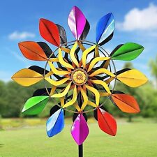 Kinetic Wind Spinner Metal Multi Color Garden Dibieecn 91241 for sale  Shipping to South Africa
