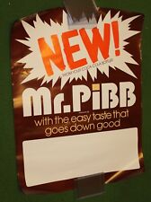 Mr. pibb new for sale  USA