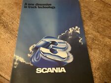 Scania series brochure for sale  NUNEATON