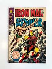 Iron Man and Sub-Mariner #1 7.0 Muy bien en muy buen estado 1968 Marvel Comics Key S.A. segunda mano  Embacar hacia Argentina