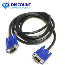 6FT 15PIN SVGA SUPER VGA Monitor Male Cable BLUE CORD FOR PC TV Ships USA! for sale  Jacksonville