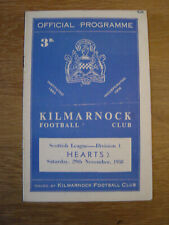 1958 kilmarnock hearts for sale  EDINBURGH
