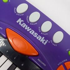 Teclado de música Kawasaki SS piano infantil roxo laranja 37 teclas (veja descrição), usado comprar usado  Enviando para Brazil