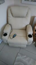 Leather massage sofa for sale  FELIXSTOWE
