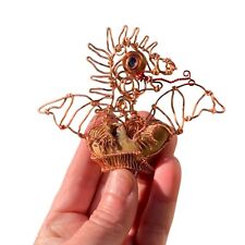 Pingente de dragão bebê mítico fio artesanal envolto cristal ágata joia exclusiva comprar usado  Enviando para Brazil