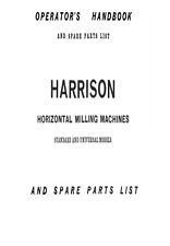 Harrison horizontal milling for sale  FALKIRK