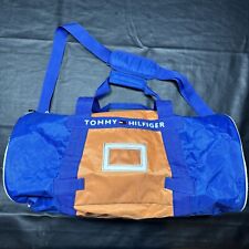 Mini bolsa de viagem Tommy Hilfiger 19" com alça de ombro e alças org e azul comprar usado  Enviando para Brazil
