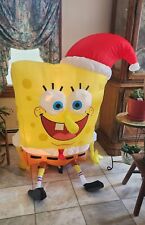 Nickelodeon Bob Esponja 2005 inflable iluminado Santa Navidad 4' gema probada segunda mano  Embacar hacia Argentina