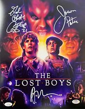 Foto autografada do elenco de The Lost Boys 11x14 Feldman Patric assinada com certificado de autenticidade JSA, usado comprar usado  Enviando para Brazil