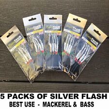 5Pk Sea Fishing Feathers + Swivel & SnapLink Bass Mackerel Cod Pollock Pick&Mix for sale  Shipping to South Africa