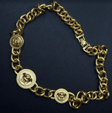Pingente de colar vintage Versace Medus corrente de ouro comprar usado  Enviando para Brazil