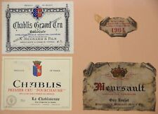 étiquette vin chablis d'occasion  Strasbourg-