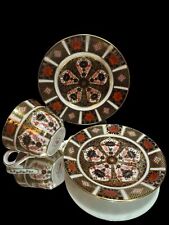 Royal Crown Derby Old Imari 1128 Tea Trio-1st Quality for sale  Shipping to South Africa